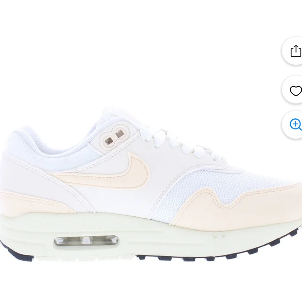 NEW Nike Air Max 1 LX sail/guava ice phantom black refurbished size 7